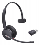 Bevielės ausinės - YEALINK - WH64 - Mono - Bluetooth - Micro-USB - Juoda
