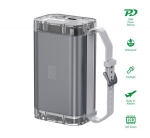 4smarts Lucid Air i&scaron;orinė baterija 26800mAh, 65W, pilka