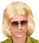 Perukas 70-ųjų Dandy blondinė