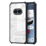 &bdquo;XUNDD&ldquo; kieto silikono (TPU) akrilinis dėklas - skaidrus / juodas (Nothing Phone 2a)
