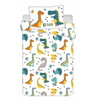 Jerry Fabrics vaiki&scaron;kas patalynės komplektas Dino, 100x135, 2 dalių