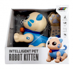 Interaktyvi Katė - Robotas su nuotoliniu valdymo pultu, mėlyna