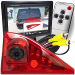 Galinio vaizdo kamera integruota stabdžio žibinte RENAULT MASTER OPEL MOVANO NISSAN N400 2010-2016