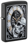 Žiebtuvėlis Zippo 29854 Skull Clock Design