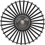 Eglo Mogano 3 lubinis &scaron;viestuvas vienspalvio dizaino, svetainės &scaron;viestuvas pagamintas i&scaron; juodo metalo, lubinis &scaron;viestuvas, koridoriaus &scaron;viestuvas su E27 lizdu, skersmuo 28 cm