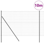 Euro Tvoros su 7 Stulpeliais 1.6x10 m Cinkuotas Plienas Pilkas