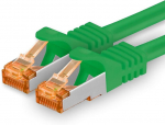 1attack.de Cat.7 tinklo kabelis Cat7 ethernet kabelis Patch kabelis tinklo Lan kabelis Cat.7 neapdorotas kabelis 10 Gb/s (sftp Pimf Lszh) rinkinys su Rj45 jungtimi Cat.6a