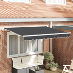 Markizės Pakeitimo Audinys 3.5x2 m Rėmui Antracito
