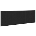 Juodasis ąžuolo sieninis galvūgalis 240x1.5x80 cm Pagamintas i&scaron; inžinerinės medienos