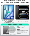 Esr dėklas, skirtas ipad air 11 inch m3/m2 (2025/2024), ipad air 7th/5th/4th generation (2022/2020), vertikalus stovas, keli stovėjimo kampai, itin stabilus dėklas su ra&scaron;iklio laikikliu, flip series, juodas