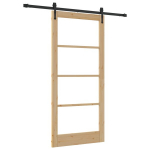 vidaXL Slankios durys Natūrali 93 x 202 cm