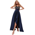 Moteri&scaron;ka vakarinė suknelė Saitdress, mėlyna