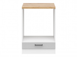 Įmontuojama virtuvės spintelė Black Red White Junona Line, balta