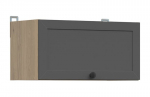 Virtuvinė spintelė Junona Line, 30,5x60x30 cm, juoda