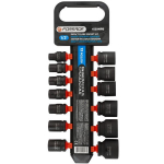 Smūginių galvučių rinkinys 1/2" 10-32 mm 13el