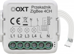 Oxt mini relė 4 kanalų Zigbee Tuya i&scaron;maniam namui