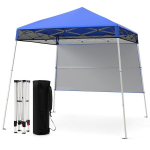 Costway Paviljonas 2 x 2 m, i&scaron;skleidžiamas, sulankstomas, mėlynas