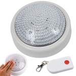 Jutiklinis 5 LED &scaron;viestuvas su nuotolinio valdymo pulto baterijomis