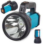&bdquo;Searchlight&ldquo; saulės energija varomas LED ne&scaron;iojamas akumuliatorius XM-L L2 COB