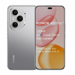 I&scaron;manusis telefonas HONOR 400 Pro 5G 12Go 512Go Pilkas AI ultraai&scaron;kus 200 MP fotoaparatas - ES versija