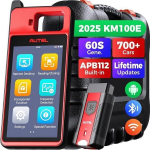 Autel MaxiIM KM100E Raktų Programavimo Įrankis Imobilaizeriai Automobilio Raktų Mikroschemos Skaitymas/I&scaron;ra&scaron;ymas/Klonavimas Transponderio Simuliavimas