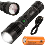 Taktinis žibintuvėlis &bdquo;Bailong Strong LED PM10-TG Zoom&ldquo;