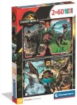 Dėlionė Clementoni Jurassic World SuperKolor 24830, 2x60 d.