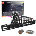 Konstruktorius Ball Track su elektros varikliu Lean Toys, 2520 d.