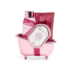 Rinkinys Idc Institute Scented Bath Rose moterims: du&scaron;o želė, 100 ml + kūno losjonas, 50 ml