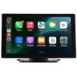 Automobilio stereo radijas su CarPlay ir kamera