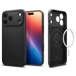 Telefono dėklas iPhone 17 Pro Max juodas MagSafe Spigen