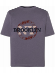 Mar&scaron;kinėliai berniukams su Brooklyn denim spaudiniu Tup Tup, pilki