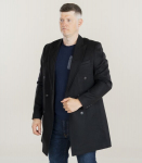 Frappoli vyri&scaron;kas paltas 309840 01, juoda