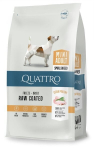 QUATTRO visavertis sausas pa&scaron;aras suaugusiems mažų veislių &scaron;unims su daug pauk&scaron;tienos 7kg