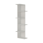 Kampinė pastatoma lentyna Kalune Design Saso, balta