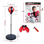 Vaiki&scaron;kas bokso rinkinys su reguliuojamu stovu (iki 105 cm)