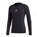 Termo mar&scaron;kinėliai vaikams Adidas Junior Ask Ls Tee, juodi