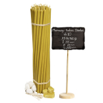 Bažnytinės žvakės Diveevo &bdquo;Gintarinės&ldquo;, N10, 35 vnt. 1 kg
