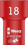 Wera Zyklop 8790 B Vde 18 mm 3/8" izoliuotas antgalis