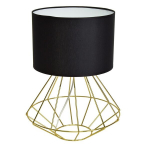 LUPO BLACK/GOLD stovinti lempa 1xE27