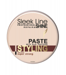 Ypač stiprios fiksacijos plaukų modeliavimo pasta su &scaron;ilko ekstraktu Stapiz Sleek Line 150 ml