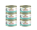 Drėgnas kačių ėdalas Almo Nature HFC, upėtakis su tunu drebučių želėje, 6x70 g