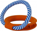 Žaislas &scaron;unims Chuckit! Fetch Tug, 13 cm, oranžinis/mėlynas