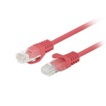 Patchcord - Lanberg - Kategorija 6 FTP - 0.25M - 10-pakuotė - Fluke Praėjo - Raudona