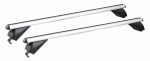 Aliumininiai stogo skersiniai, rakinami, 135 cm, 2 vnt.