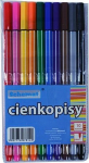 Plončiamieji markerio ra&scaron;ikliai 0.4mm, 10 spalvų rinkinys
