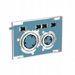 Geberit Sigma21 nusiplovimo mygtukas Wc, priekinis, chromas