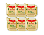 Konservai Almo Nature Bio Organic, &scaron;unims, jautienos pa&scaron;tetas, 6x100 g