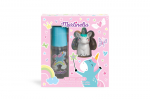 Dovanų rinkinys mergaitėms Martinelia Gift Set Unicorn: kūno pur&scaron;kiklis Pink 100 ml + lūpų balzamas