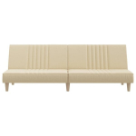 Sofa-lova vidaXL, smėlio spalvos, Kreminė